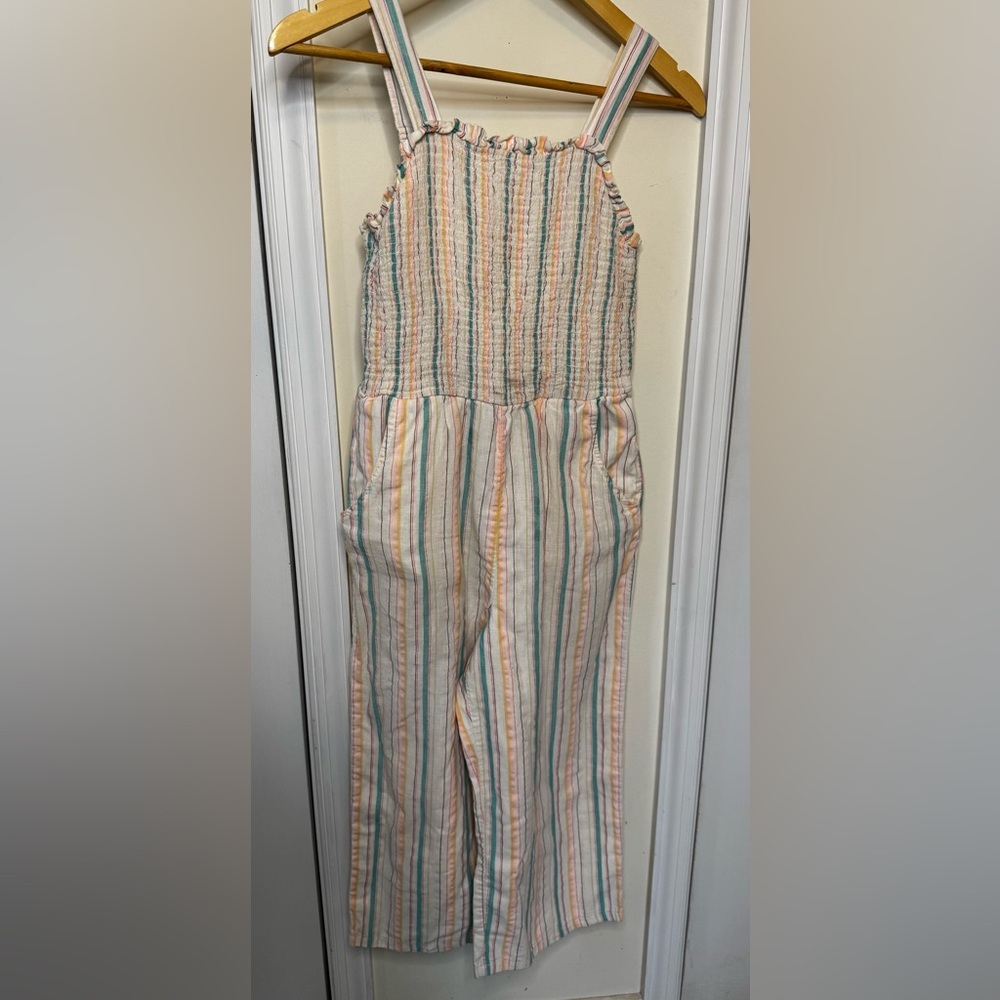 Cat & Jack linen blend wide leg romper